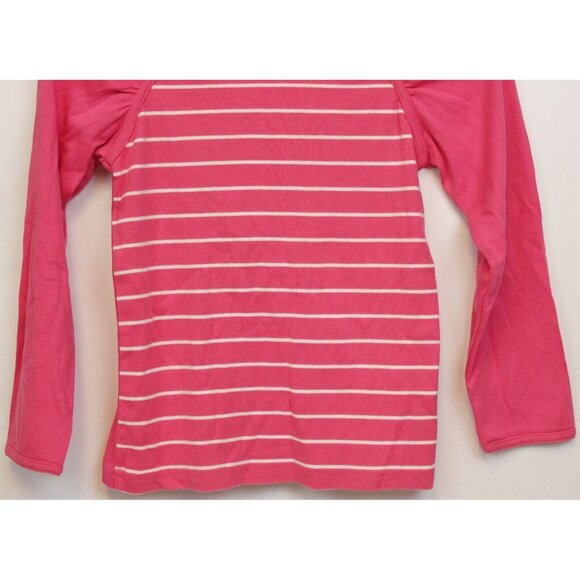 NEW 2007 Gymboree Tres Chic T-Shirt 8 Hot Pink Hearts Stripes Sequins Applique - Picture 7 of 8